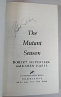 The Mutant Season by Robert Silverberg Karen Haber (Uncorrected Proof) Signed