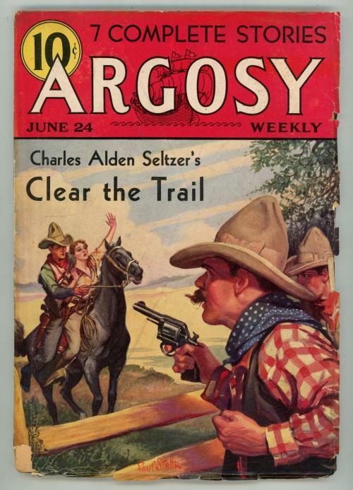 Argosy Jun 24, 1933 Paul Stahr Cvr, G.H. Coxe Crime Story