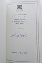 The Quiet Invasion by Sarah Zeitel (First Edition) Easton Press LTD Signed