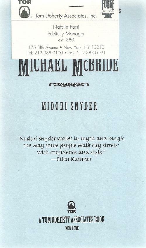 The Flight of Michael McBride by Midori Snyder