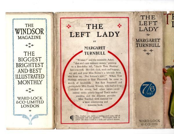 The Left Lady by Margaret Turnbull (First Edition) Abbey Cvr, Ward File Copy