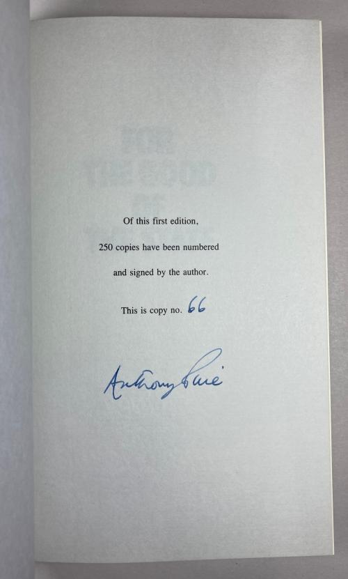 For the Good of the State by Anthony Price (Limited Edition) Signed