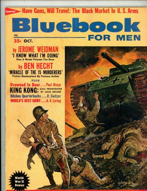 Blue Book Oct 1961 George Gross Cover, Basil Gogos, Boxing
