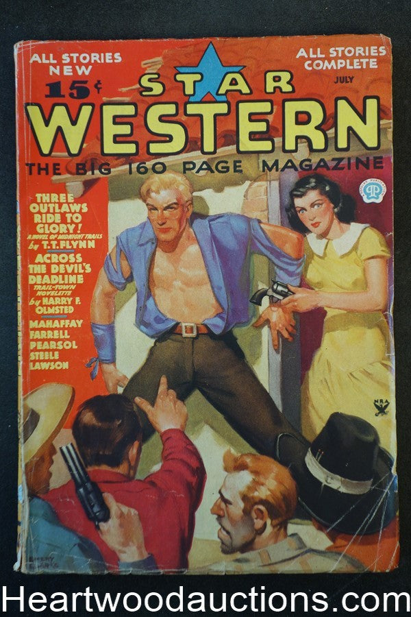 Star Western Jul 1935 Emery Clarke, T.T. Flynn; Gunnison Steele; Harry F. Olmste