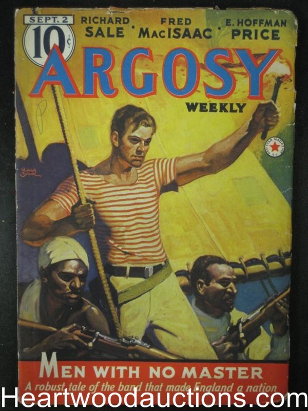 Argosy Sep 2, 1939 Belarski Cover Luke Short - High Grade