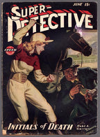 Super Detective Jun 1944 Allen Anderson Cvr, Donald Wandrei - Pulp