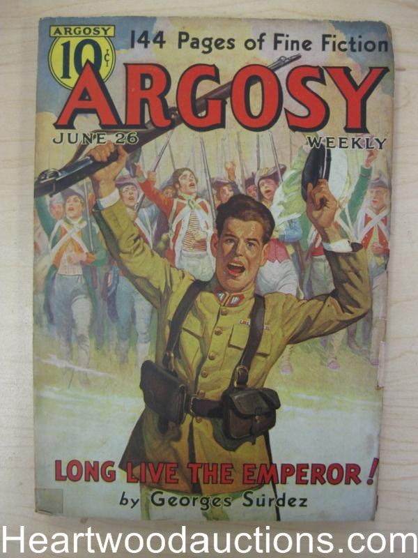 Argosy Jun 26, 1937 Johnston McCulley "Senor Vulture"