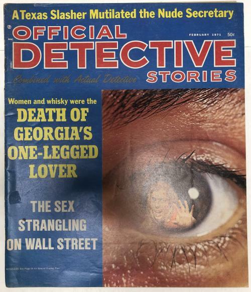 Official Detective Stories February 1971 Assault Cover