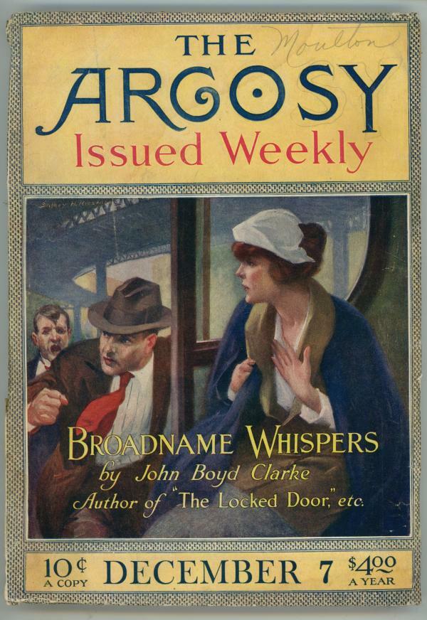 Argosy Dec 7 1918 John Boyd Clarke; George C Jenks Pulp