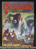 "Fantastic Adventures" Jun 1948 Virgil Finlay Art
