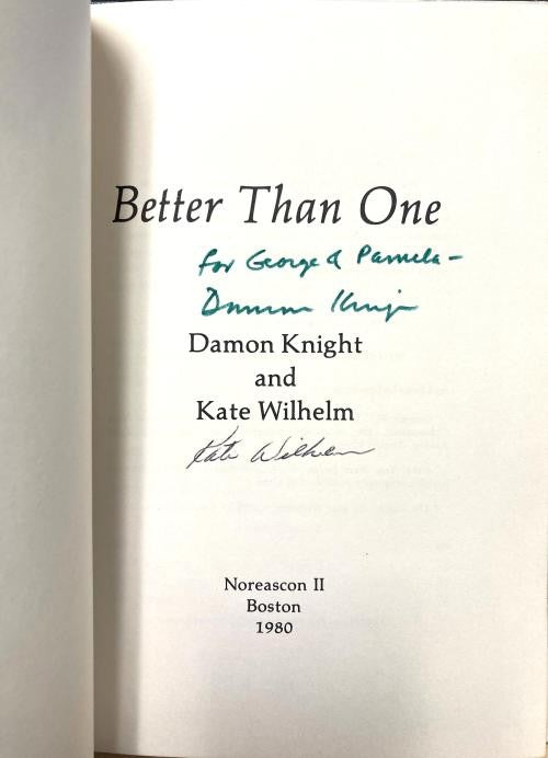 Better Than One by Damon Kniight (Signed, First Edition) Presentation Copy