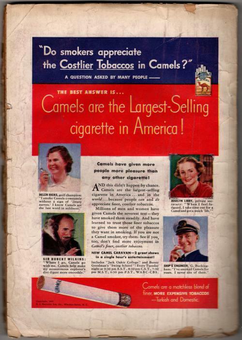 Adventure Dec 1937 Pulp Gordon Young; Captain Dingle; Ared White