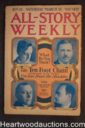 The All-Story Mar 13, 1920 Author Photos Cvr, Abdullah, Max Brand, Perley Sheeha