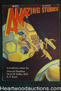 Amazing Stories May 1930 Edmond Hamilton, Leo Morey Cvr