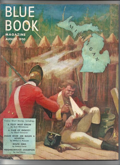 Blue Book Aug 1950 Summer Bower Cvr; Whitehouse; Carse; Carr