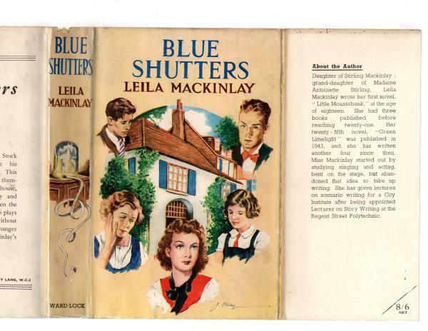 Blue Shutters by Leila Mackinlay (First Edition) File Copy
