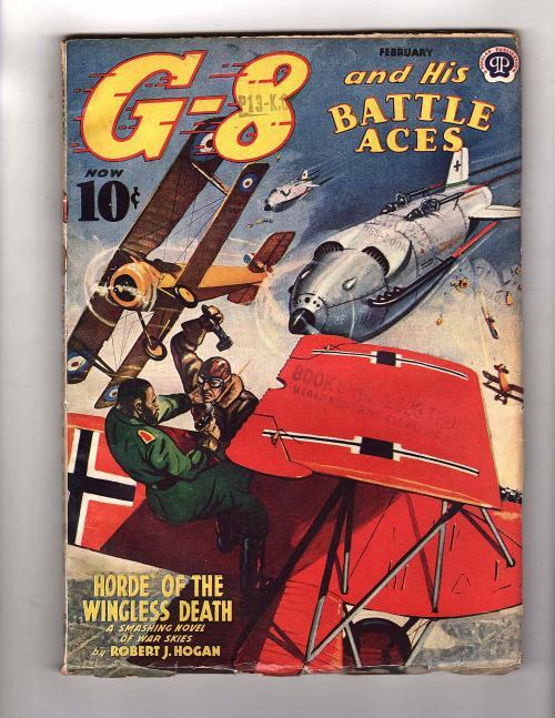 G-8 Battle Aces Feb 1941 Robert J. Hogan, John Fleming Gould Trimmed