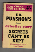 Secrets Can't Be Kept by E. R. Punshon (Gollancz Detection) File Copy
