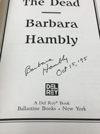 Traveling With the Dead by Barbara Hambly (First Edition) Signed