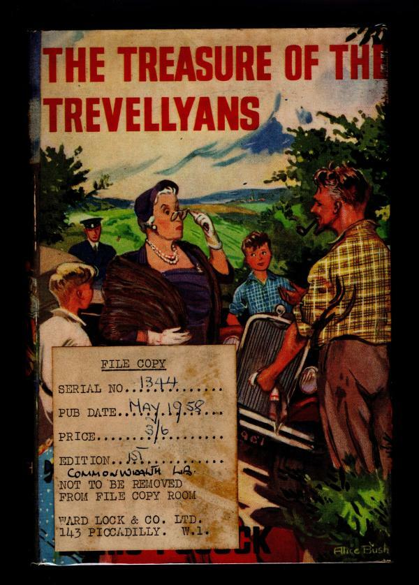 The Treasure of the Trevellyans by Doris Pocock (First Edition) File Copy