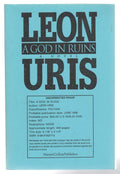 A God in Ruins by Leon Uris (First Printing) Proof