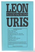 A God in Ruins by Leon Uris (First Printing) Proof