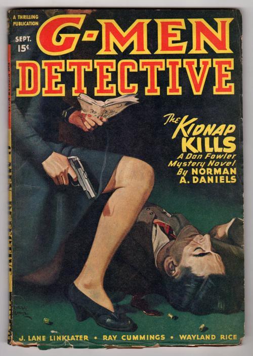 G-Men Detective Sep 1947 Ray Cummings story - Pulp