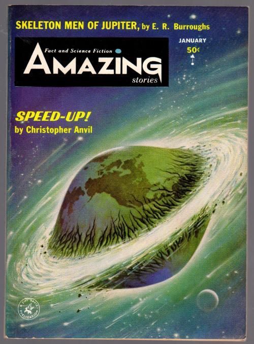 Amazing Stories Jan 1964 Edgar Rice Burroughs