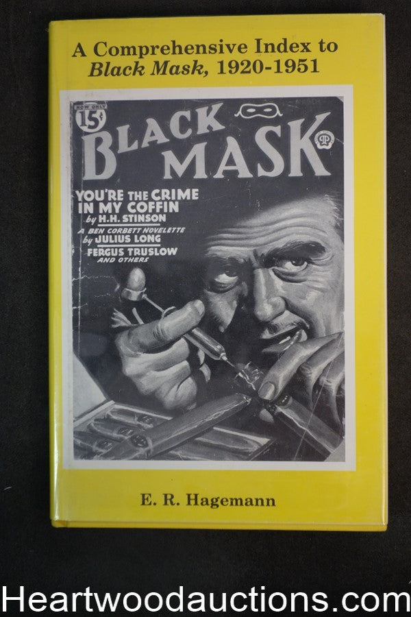 A Comprehensive Index to Black Mask, 1920-1951 by E.R. Hagemann 1982