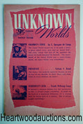 Unknown Worlds (British) Summer 1949 L. Sprague de Camp, Frank Belknap Long