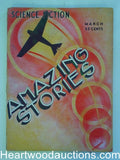 "Amazing Stories" March 1933 John W. Campbell, Jr., Jack Williamson, Art deco co