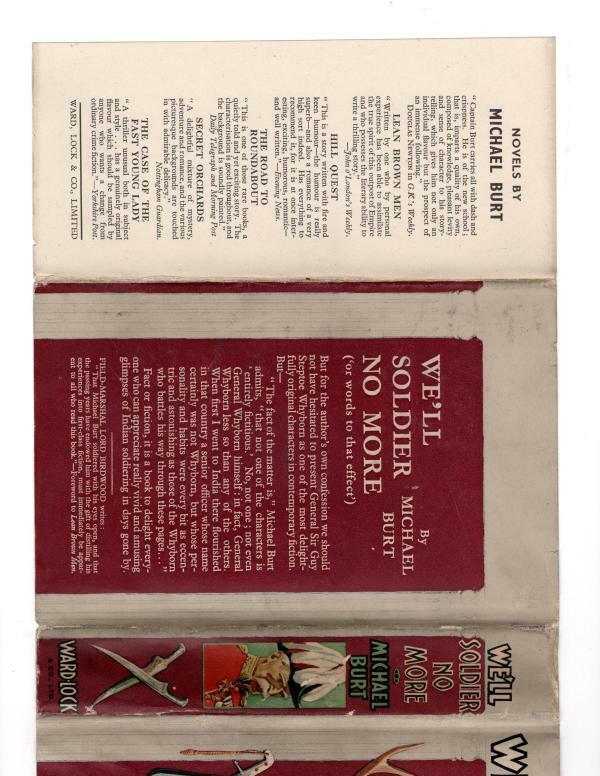 We'll Soldier No More by Michael Burt (First Edition) File Copy
