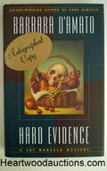 HARD EVIDENCE by Barbara D'Amato SIGNED FIRST