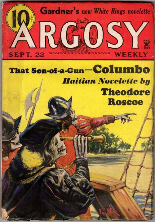 Argosy September 22 1934 A. Merritt; E. S. Gardner; Loring Brent; Theodore Ro...