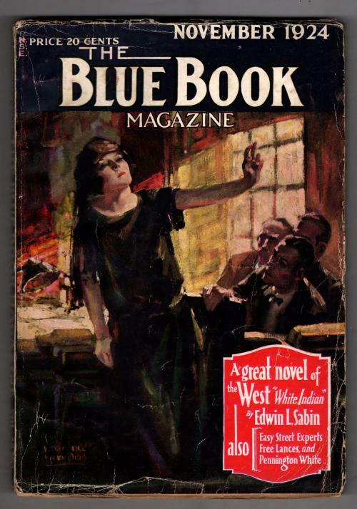 Blue Book Nov 1924 Agatha Christie "The Man in the Brown Suit"