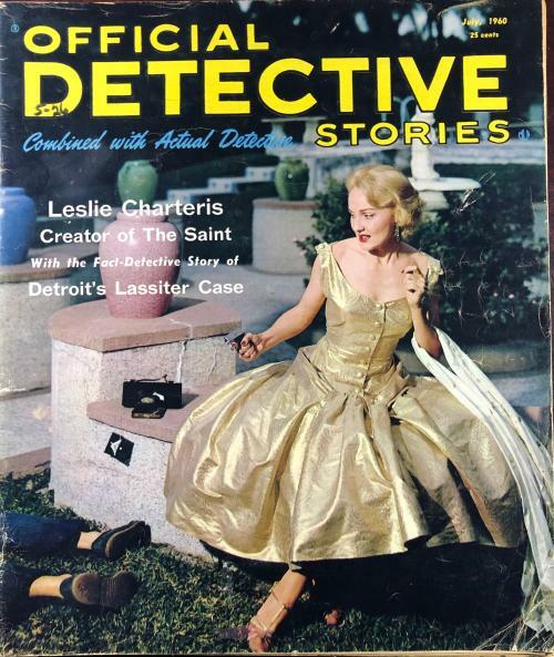 Official Detective July 1960: Leslie Charteris /Saint Cover