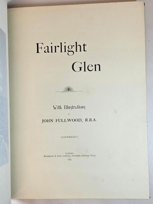 Fairlight Glen by John Fullwood (First Edition)