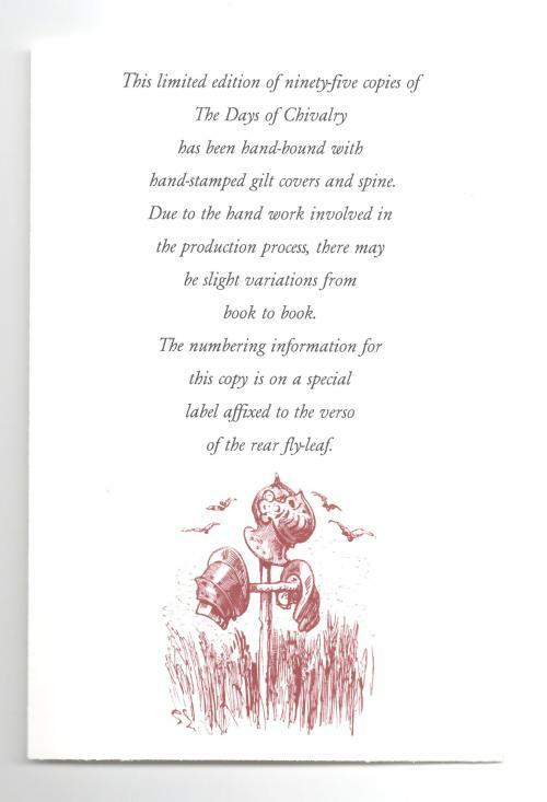 The Days of Chivalry by Ernest Lepine (First Edition) Limited