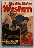 Rio Kid Western Oct 1947 Rozen Cover Art Pulp