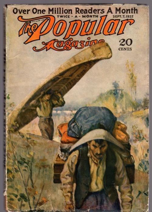 The Popular Magazine Sep 7 1922 L. Adams Beck, Edgar Wallace - Pulp