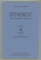 Synergy: Number 4 by George Zebrowski (First Edition) Signed