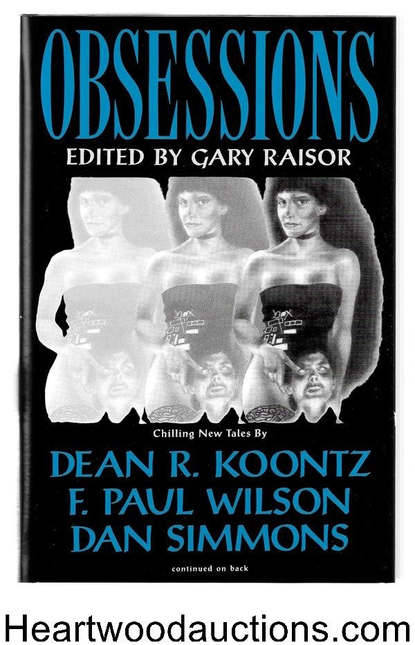 Obsessions by Gary Raisor (editor) Ltd Edition Signed by 32- High Grade