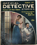 Official Detective Stories September 1950 Clandestine Meeting Cover