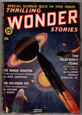 Thrilling Wonder February 1939 Sci-Fi Cvr; Max C. Sheridan; Carl Jacobi; Burks