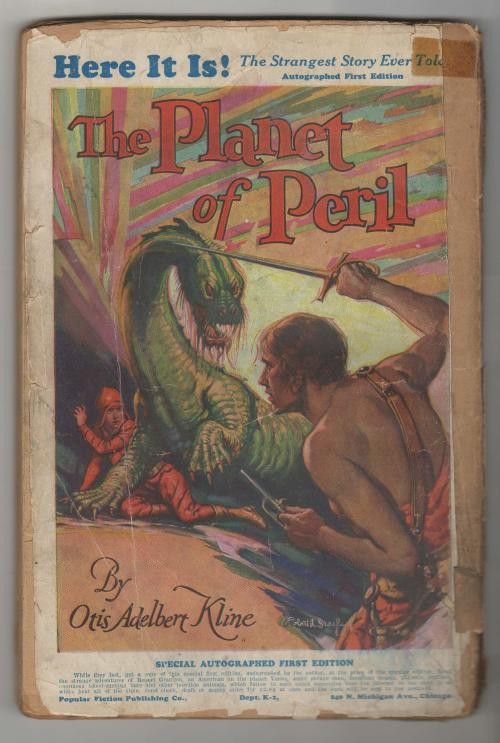 Weird Tales Nov 1929 C. C. Senf assault Cvr; CA Smith; Quinn; RE Howard; Derleth