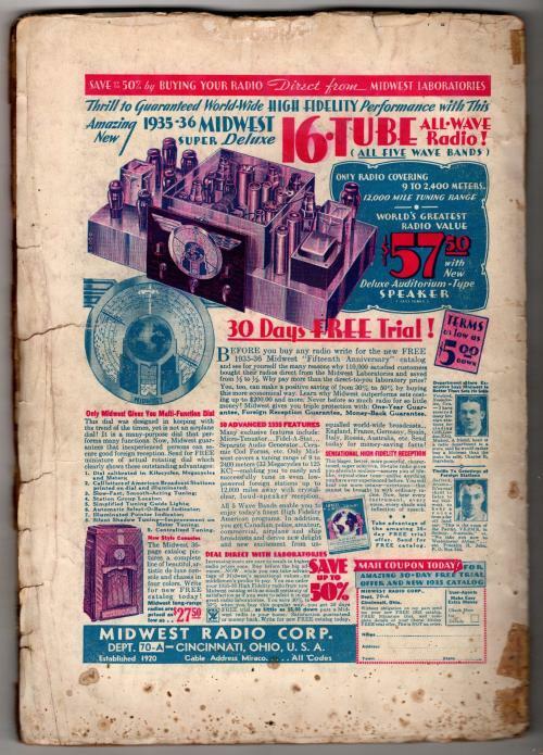 Wonder Stories February 1935 Frank R. Paul Cvr; Binder; Hamiliton; David Keller