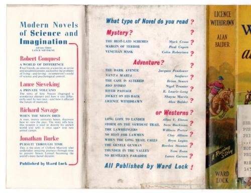 Licence Withdrawn by Alan Balder (First Edition) Hubin listed Mystery