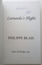 Leonardo's Flight by Philippe Blais (First Edition) Signed