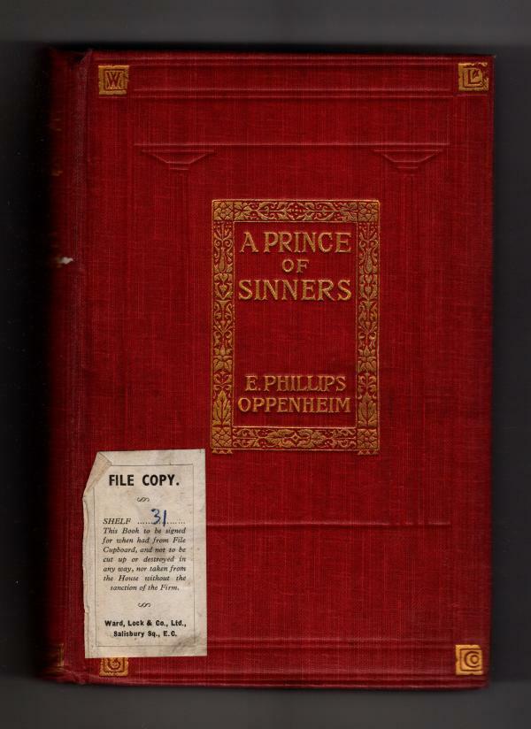 A Prince of Sinners by E. Phillips Oppenheim (File Copy)
