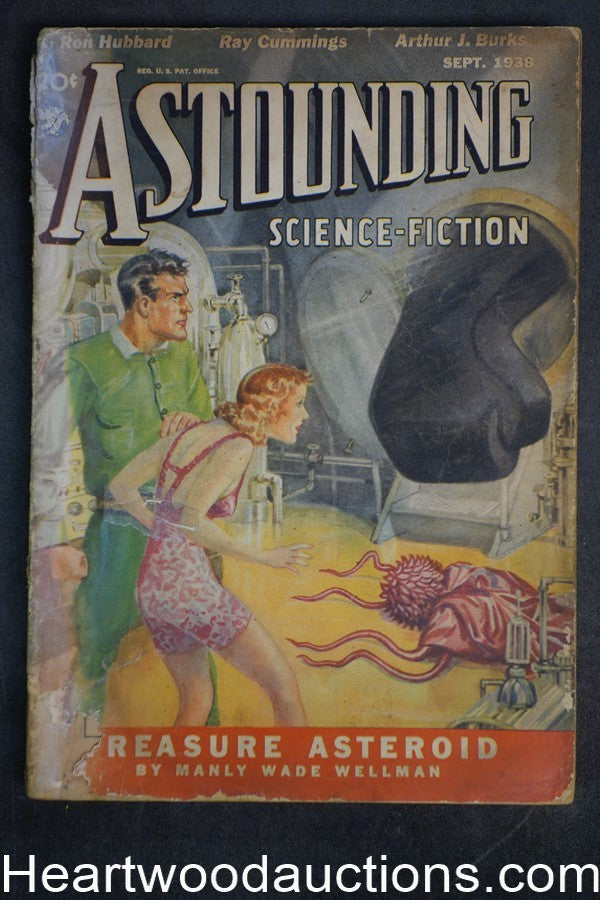 Astounding Sep 1938 L. Ron Hubbard "The Tramp" Part 1 of 3